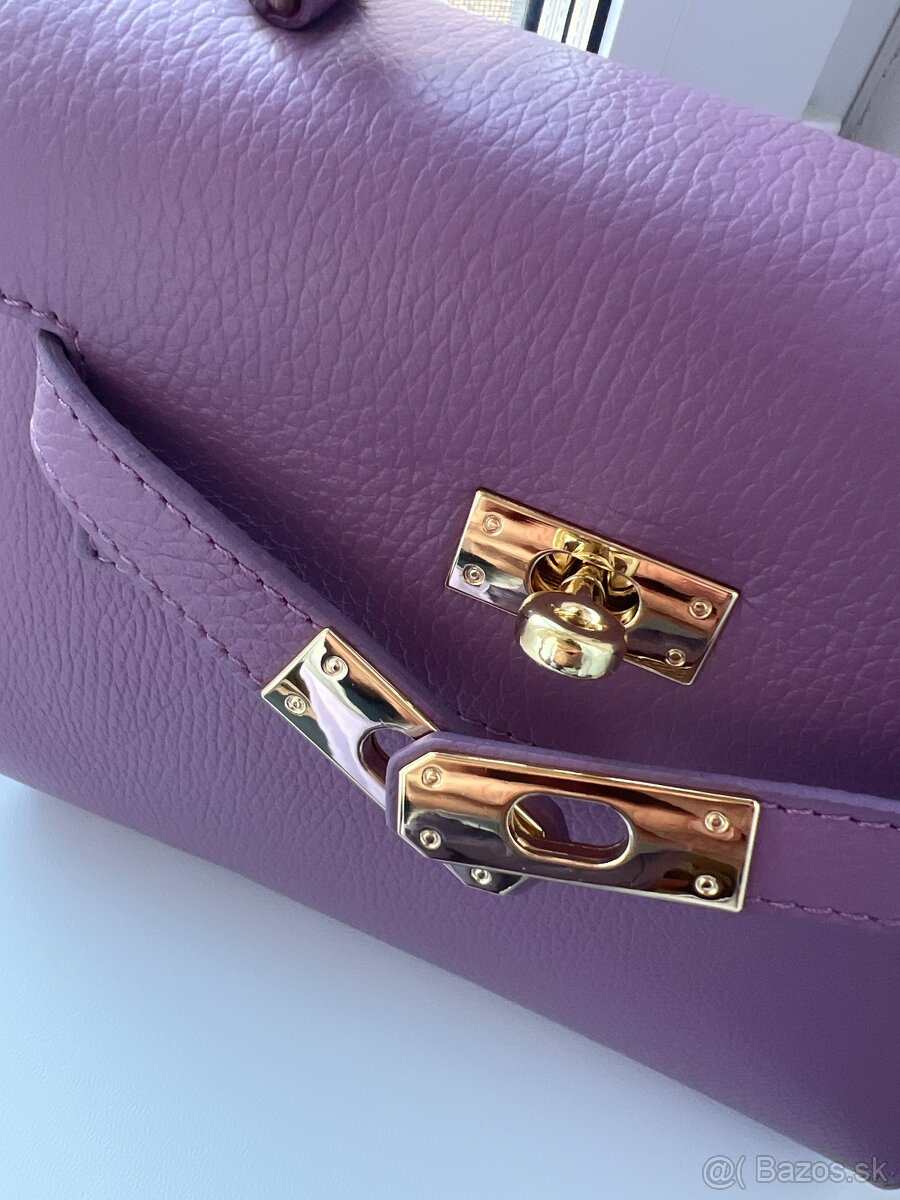 Nová kožená kabelka Vera pelle - 3