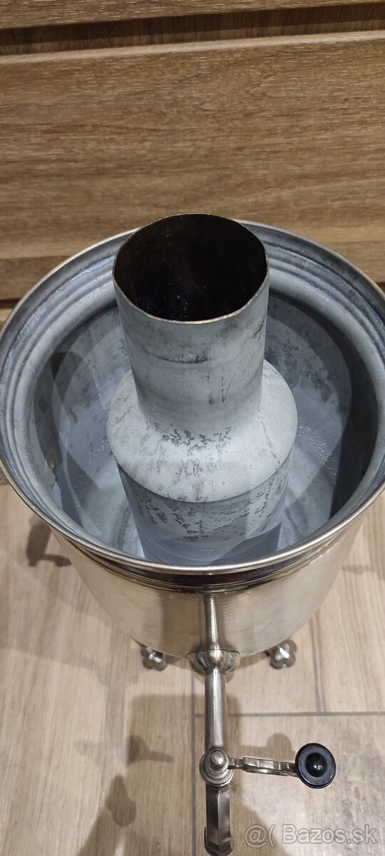 Ruský samovar na drevo,uhlie 1977 - 3