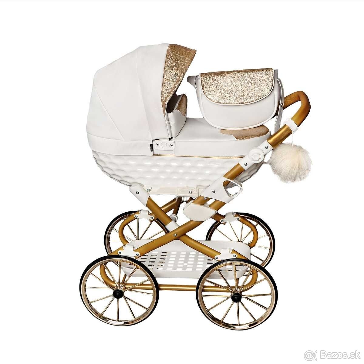 Detský retro kočík pre bábiky - 3