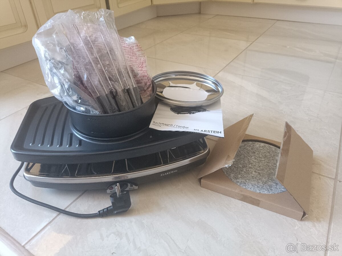 Predám elektrický gril a fondue 2v1 Klarstein - 3