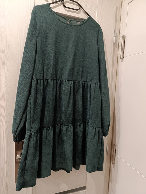 Dámske zelené šaty veľ. L. - 3