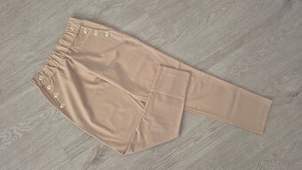 Béžové La blanche nohavice - 3