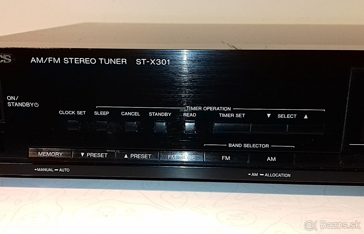 Tuner FM stereo MIDI system = TECHNICS ST-X301, JAPAN, MT07 - 3