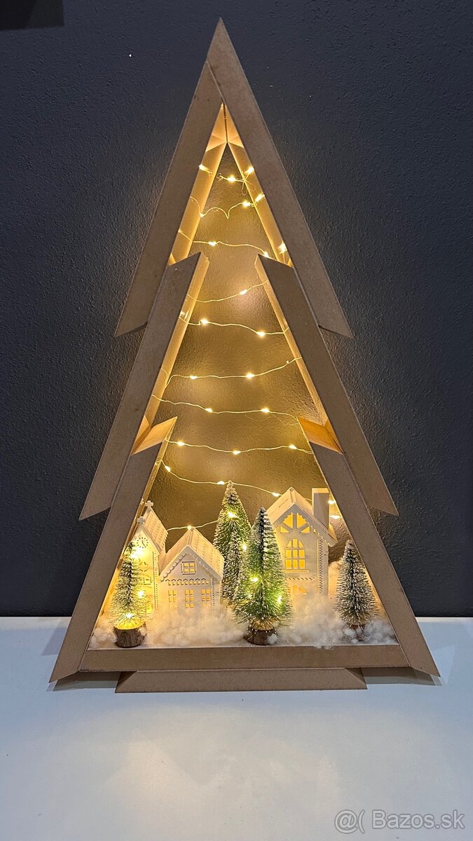 Vianočná Dekorácia Ručná výroba Vianočný stromček - 3