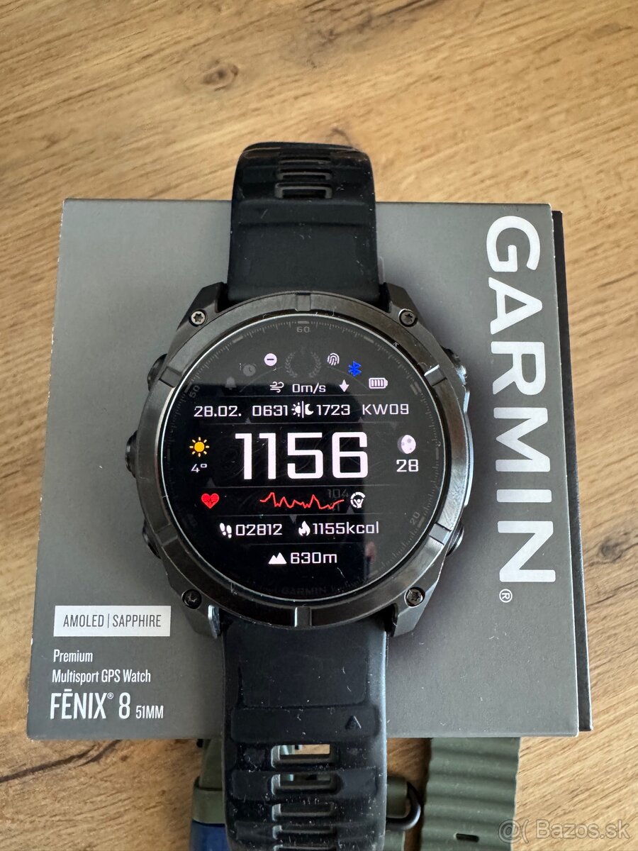 GARMIN FENIX 8 51mm Amoled Saphire - 3