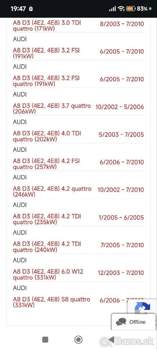 Nová sada ramien Audi vw - 3