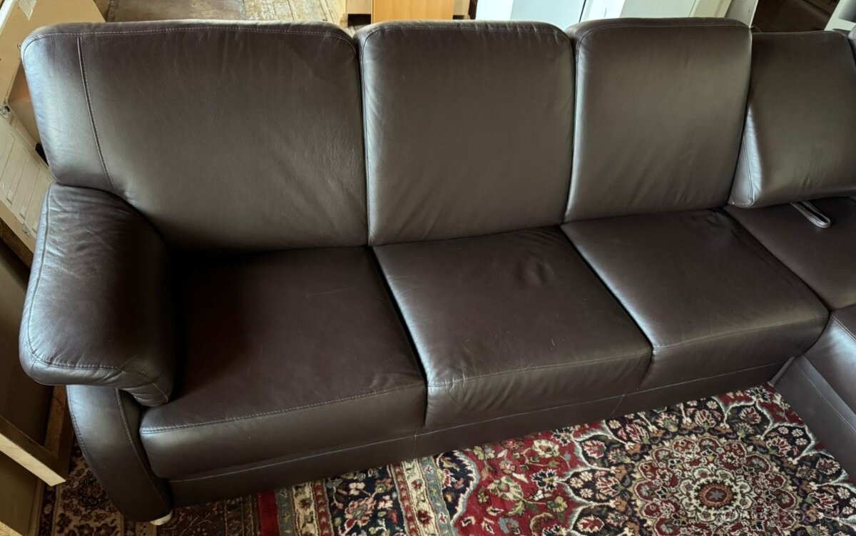 Moderní kožená sedačka do Účka, 4976 - 3