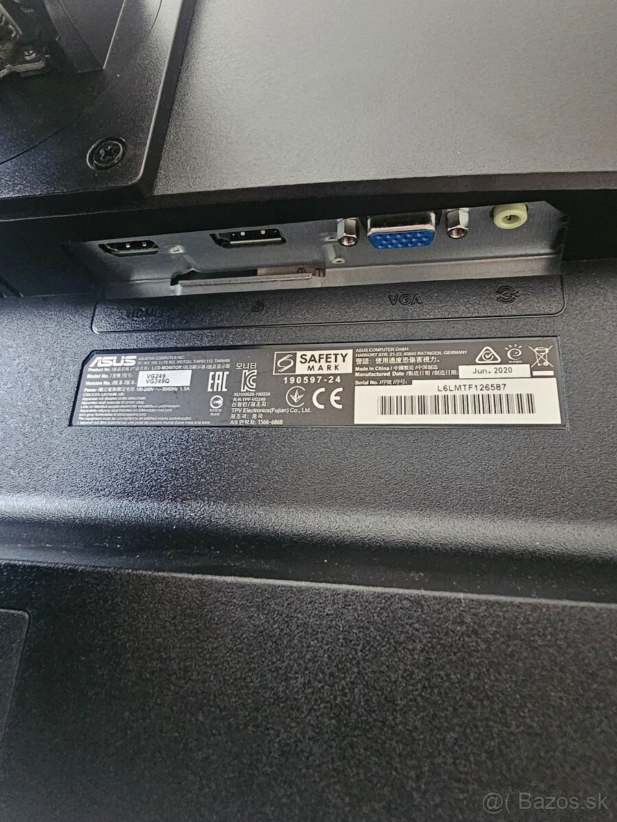 Asus herný monitor Gaming IPS 144 Hz 24 - 3