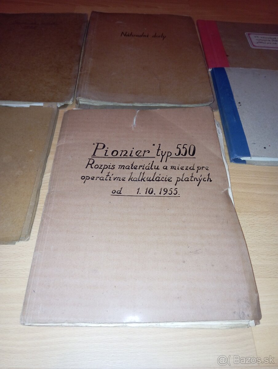 Predám katalógy na Jawa 550 1955-57 - 3