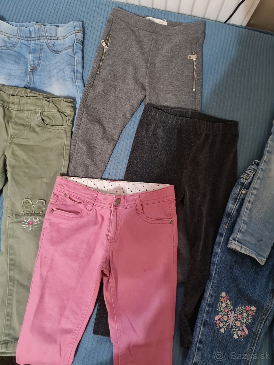 7ks dievčenských nohavíc/riflí - 3