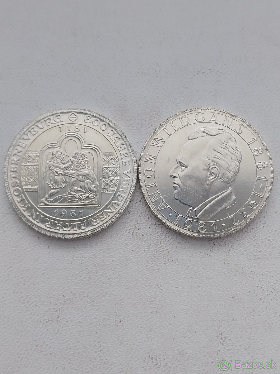 Strieborne mince Rakúska a Kanady - 3