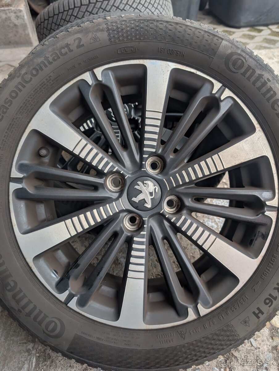 Disky 4x108 celoročne pneu 195/55 R16 - 3