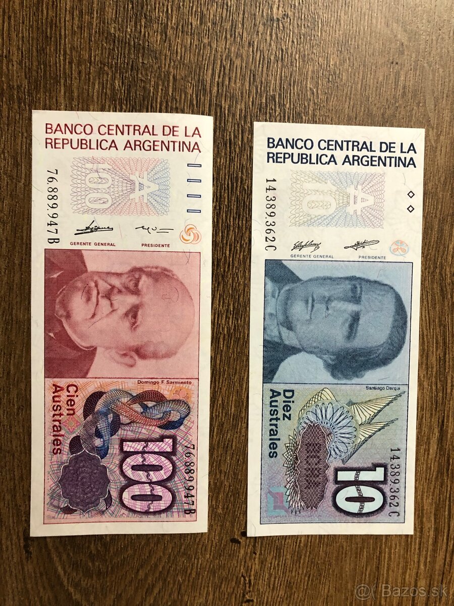 Bankovky RÔZNE (SVET) 1 - 3