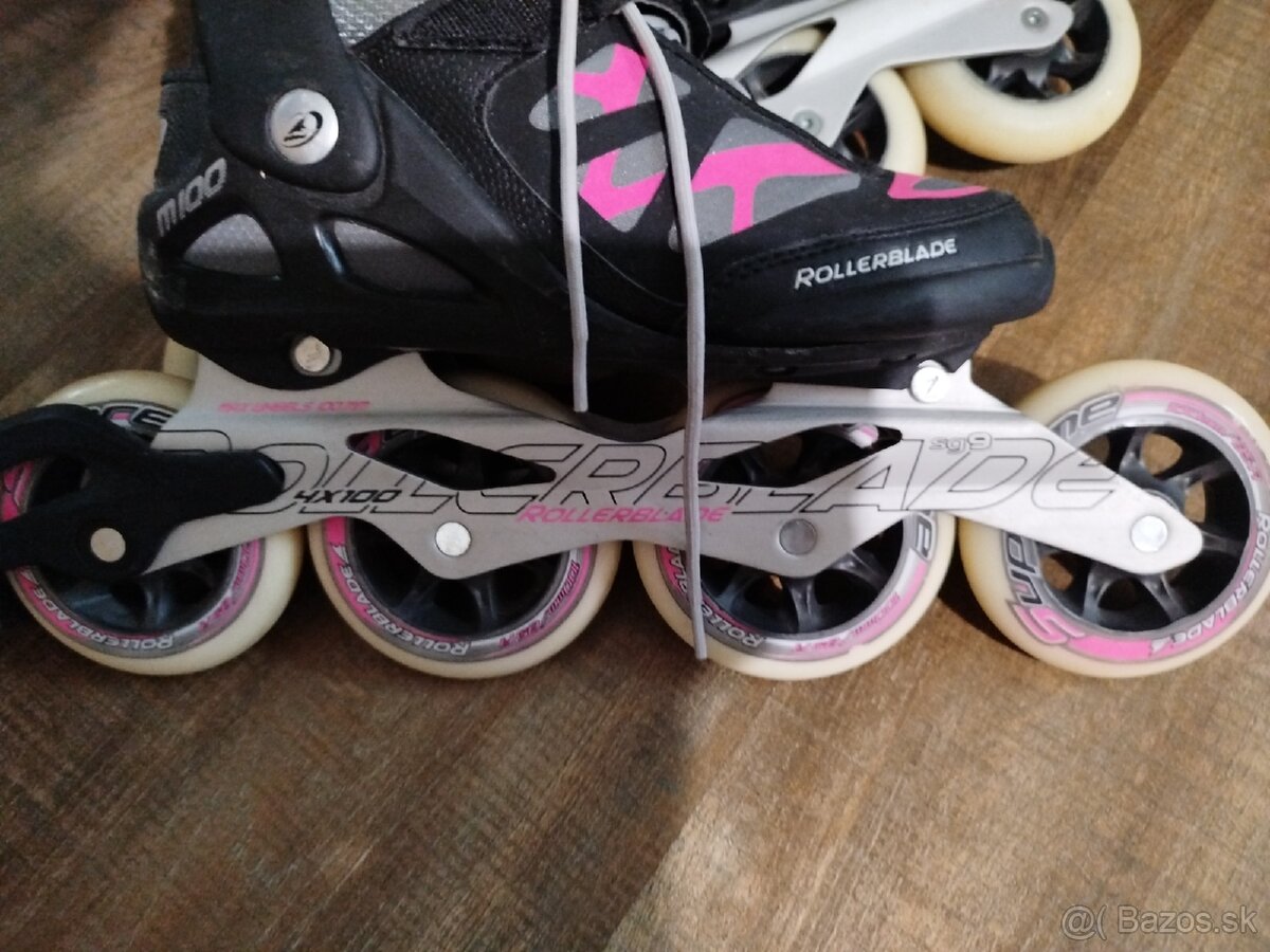 Predám kolieskové korčule Rollerblade 38,5 - 3