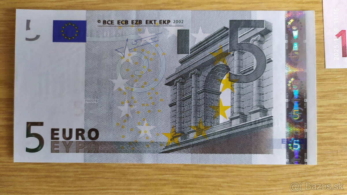 Nové € bankovky z roku 2002 - 3