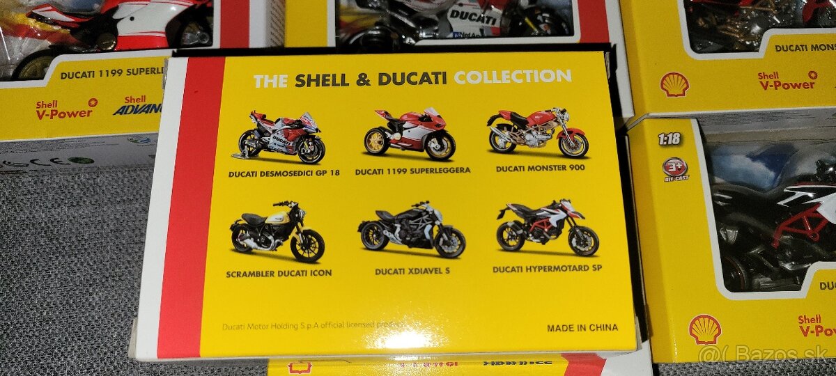 Predam 1:18 modely motoriek Ducati Shell - 3