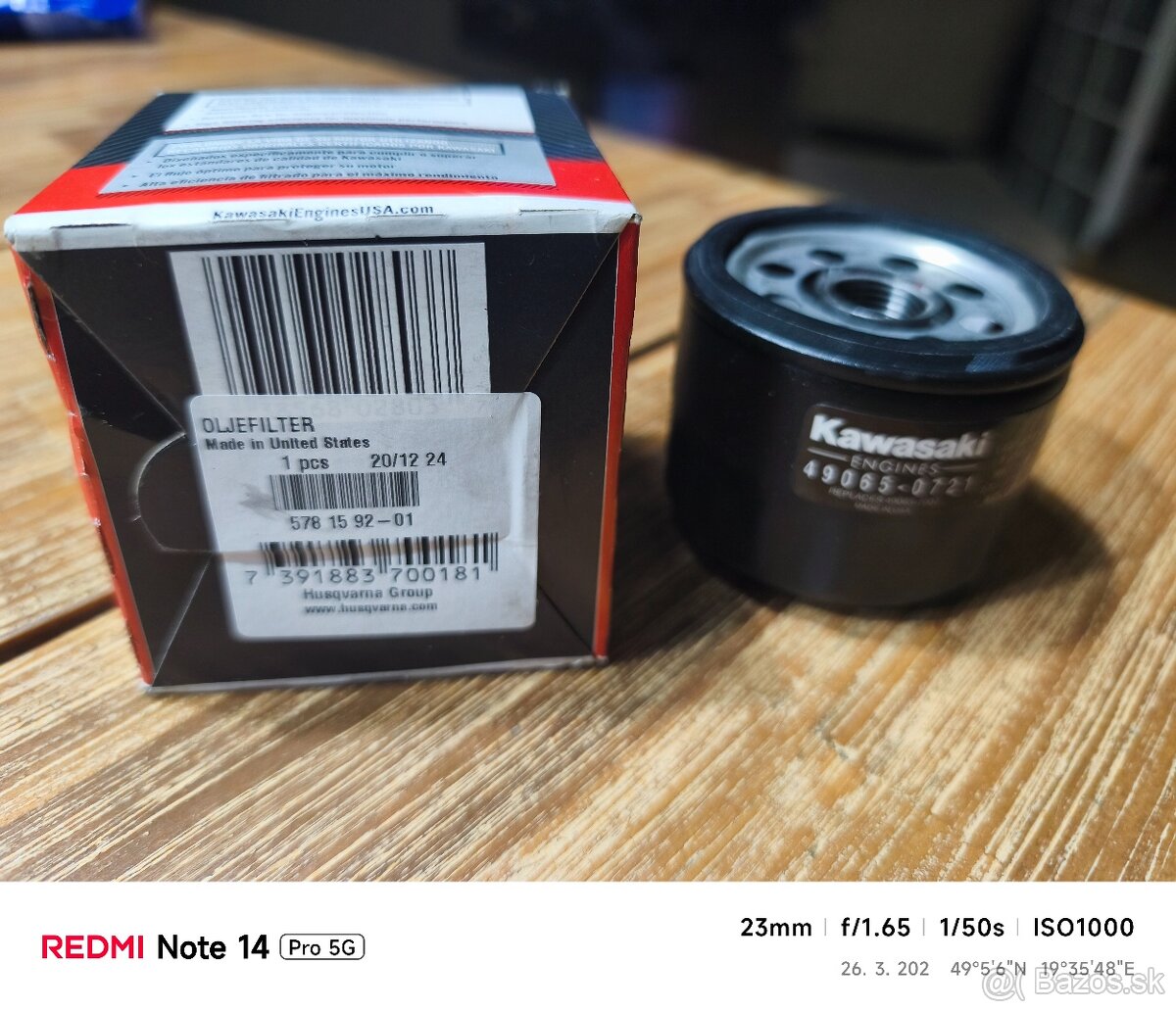 Olejové filtre Briggs & Stratton, Kawasaki - 3