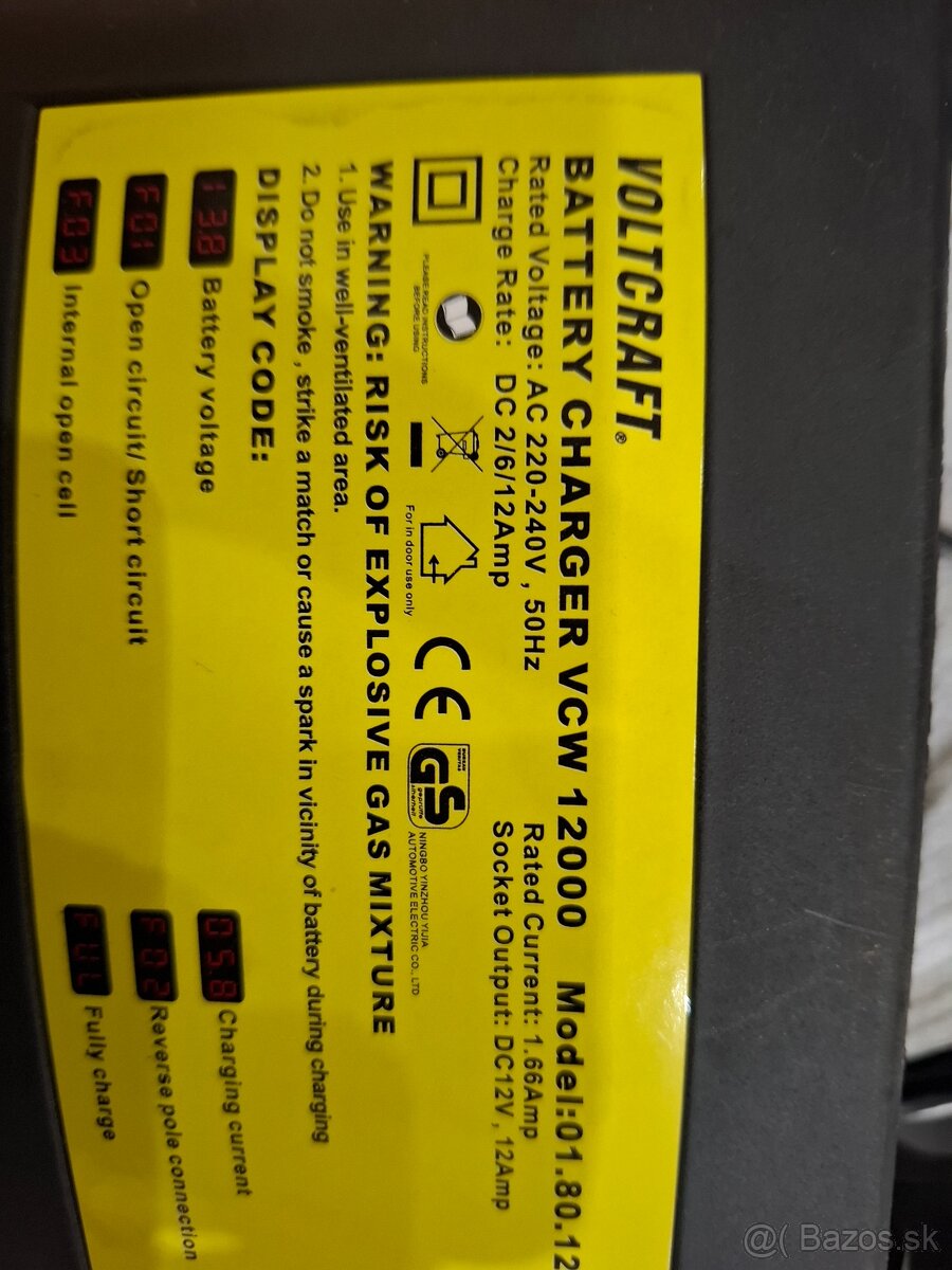Nabíjačka Voltcraft VCW 12000 12V - 3