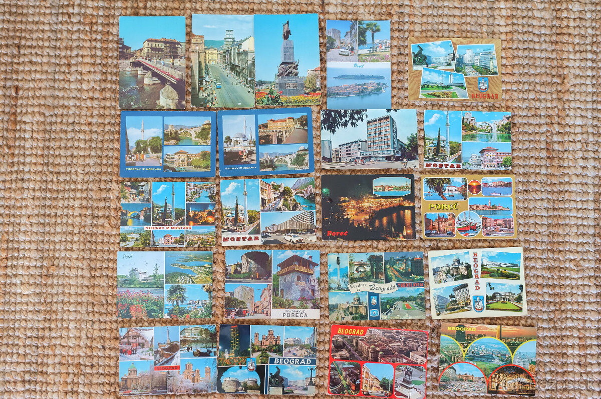 Staré prázdninové pohľadnice Juhoslávia, Chorvátsko - 3