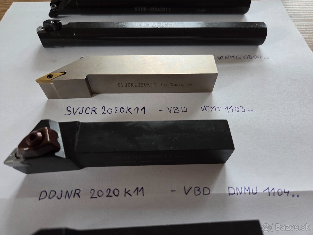 VBD, závitníky a soustružnické nože - 3