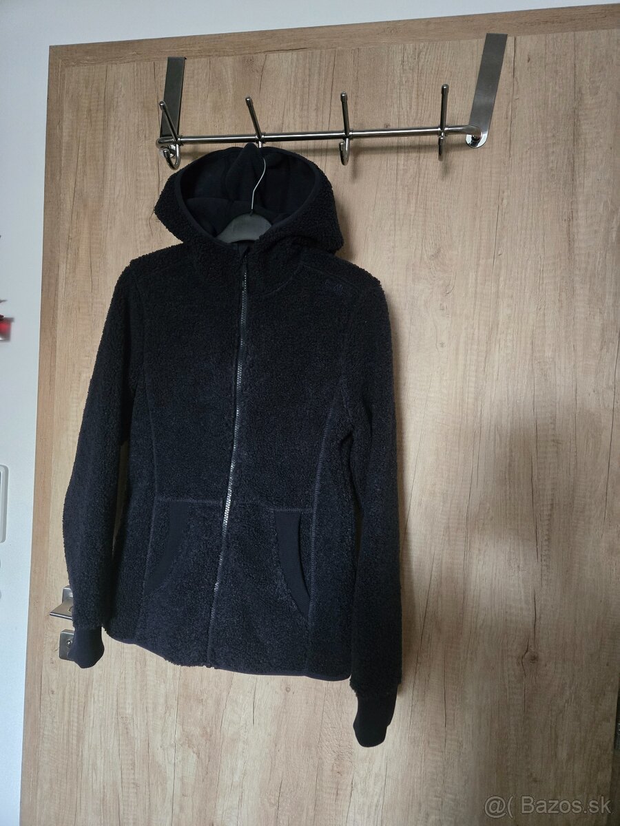 Dámska CMP teddy/fleece bunda s kapucňou - 3