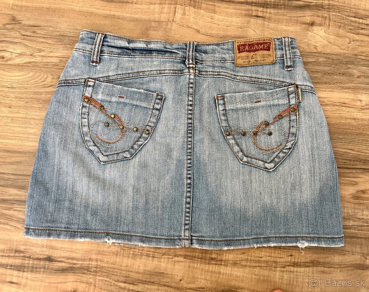 Riflová sukňa, 30/S - 3