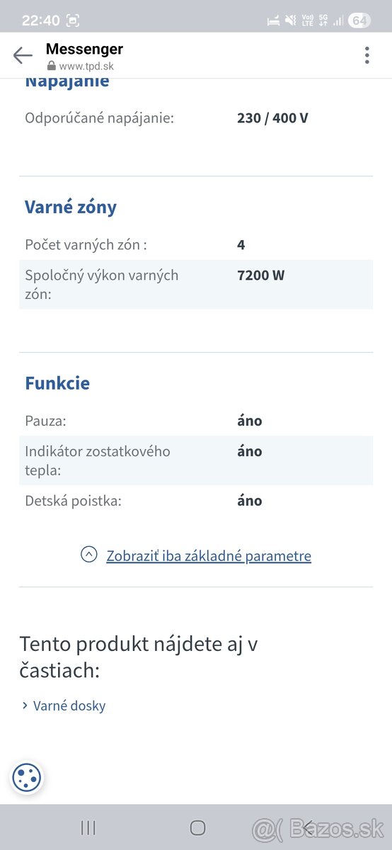 Predám indukčnú varnú dosku - 3
