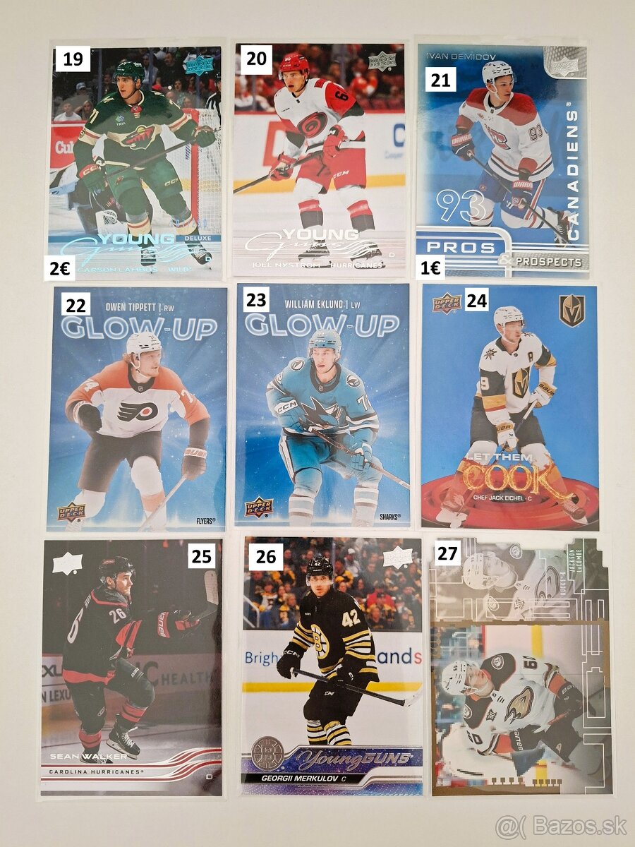 Hokejové kartičky Mix NHL - 3