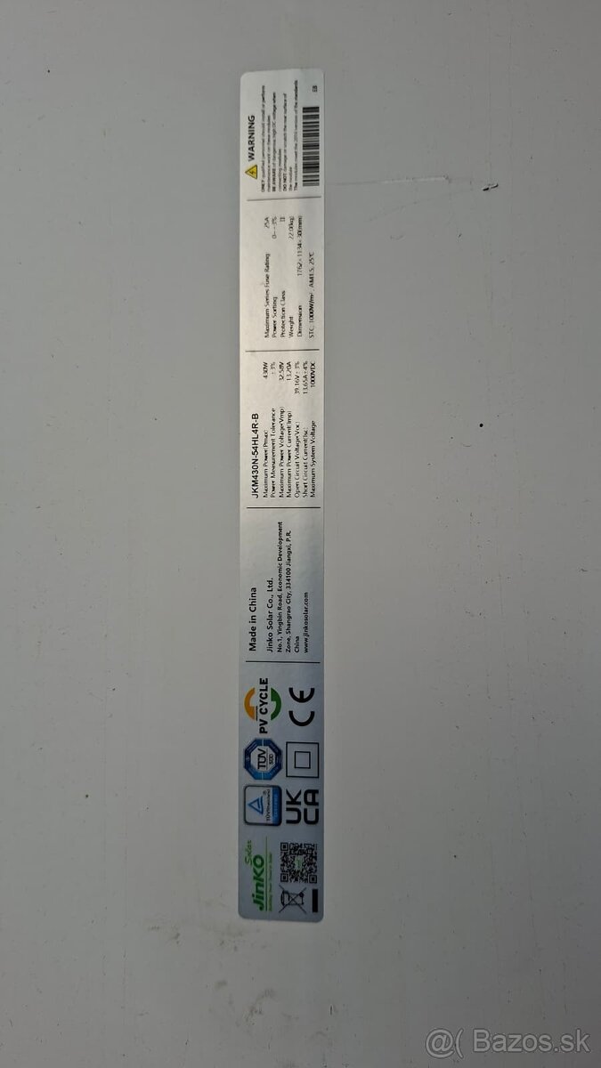 Fotovoltický panel Jinko Solar 430 W - 3