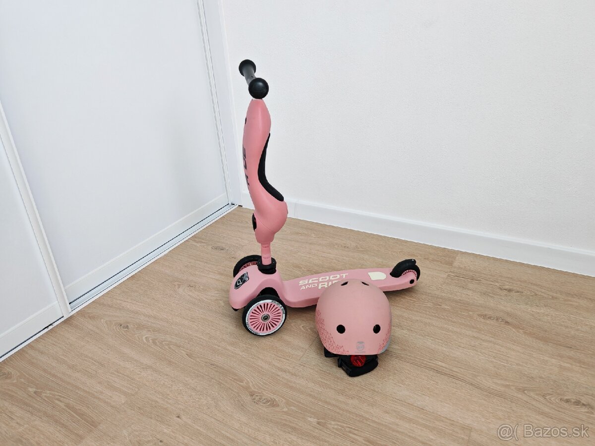 Scoot and Ride 2v1 kolobežka a odrážadlo + prilba - 3