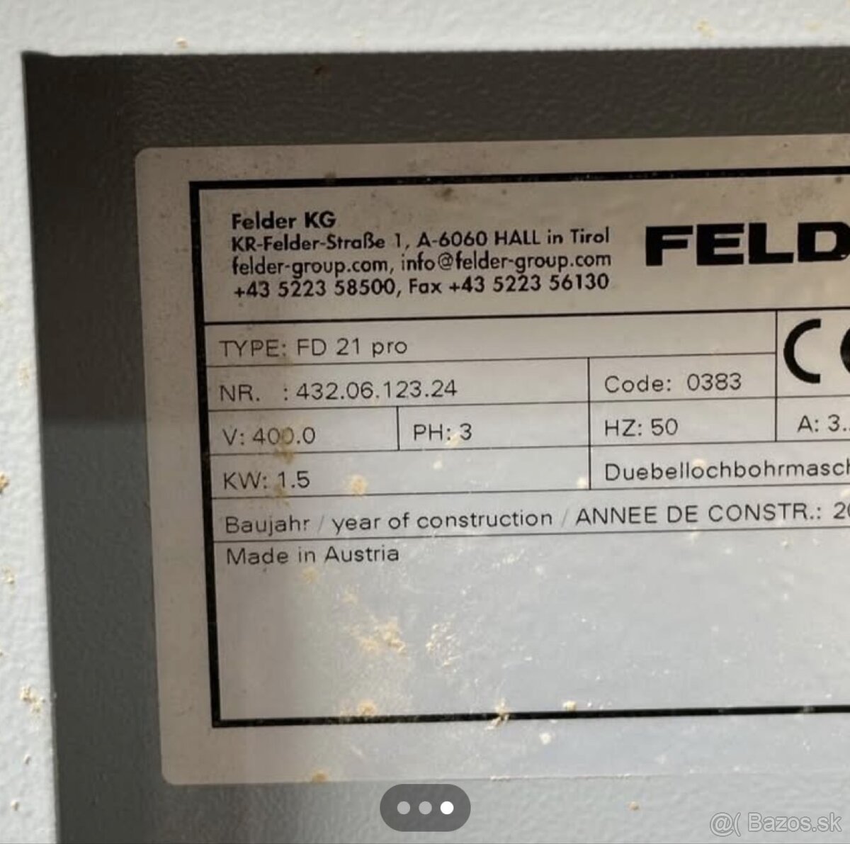 Kolíkovačka Felder - 3