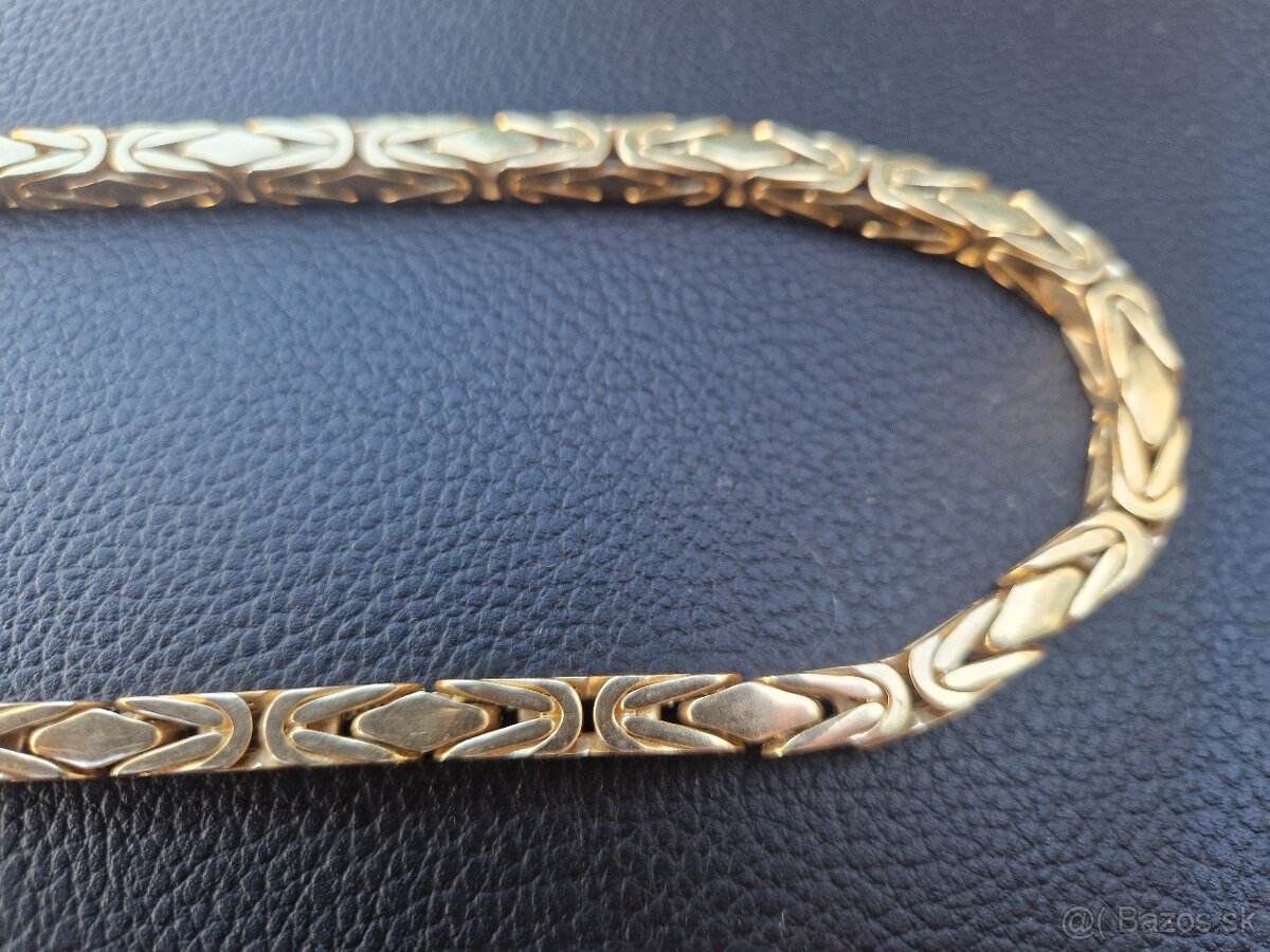 Retiazka nova zlata 14k 585 Kralovsky vzor Monako - 3