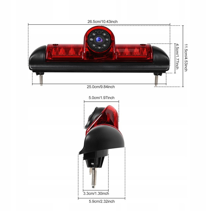 Cúvacia kamera pre dodávky Jumper / Boxer / Ducato - 3