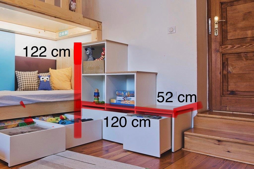 Policova skrinka - schody - 3