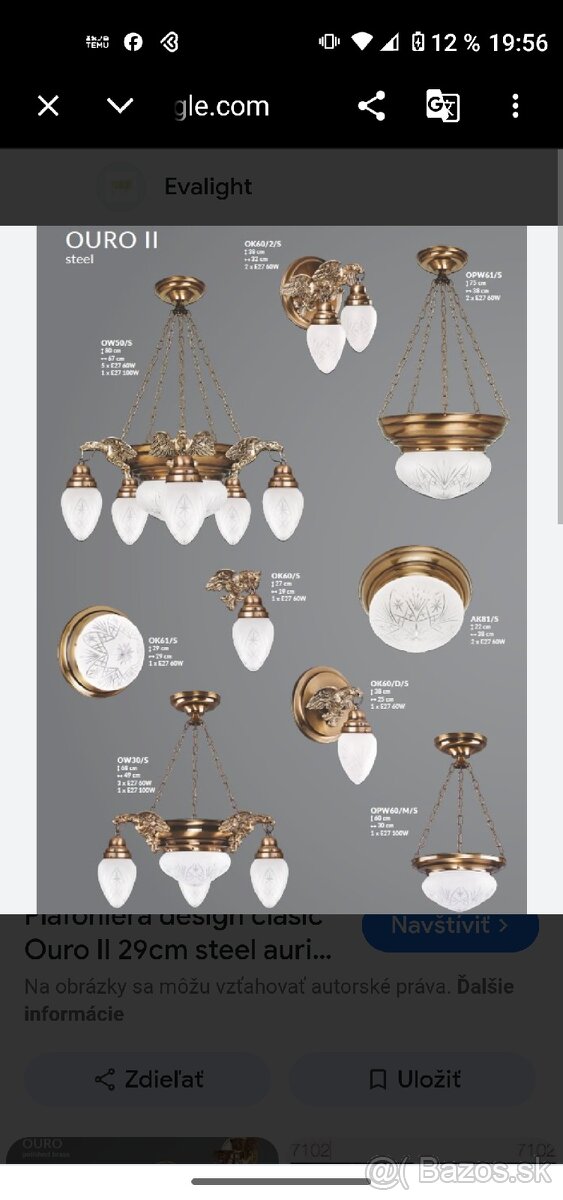 Luster a nástenné svetla - 3