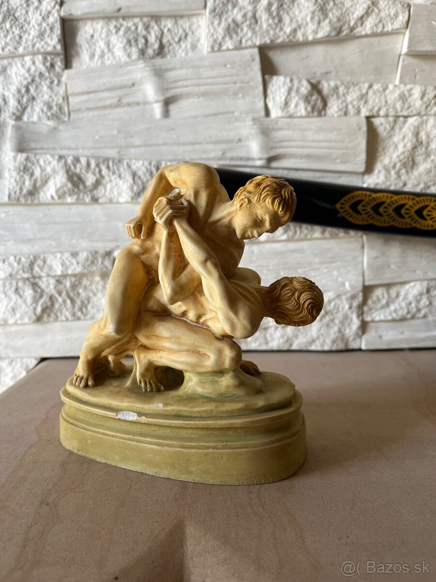 Vintage socha antických zápasníkov - 3