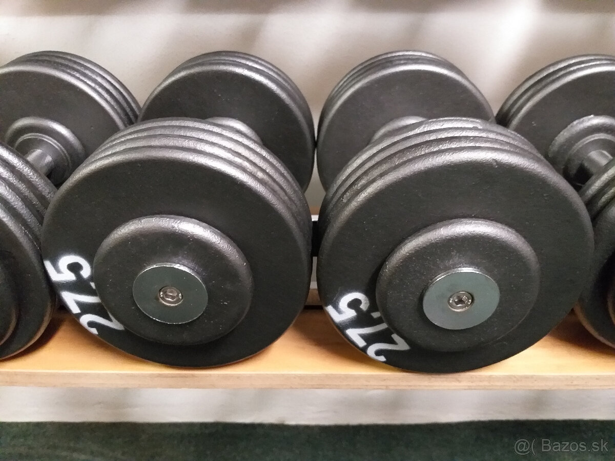 Profi pevné jednoruční činky 2,5-100kg NOVÉ - 3