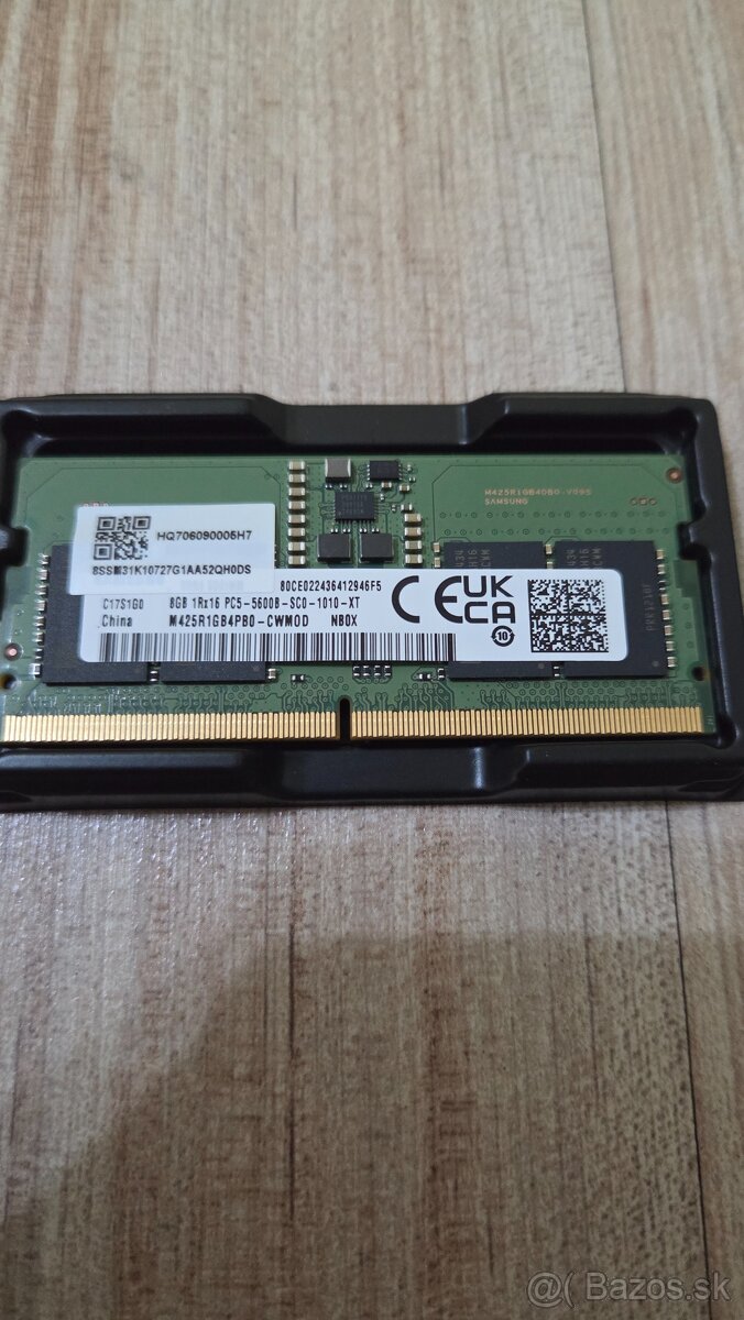 Sodimm DDR5 SAMSUNG 2x8GBGB 5600MHZ NOVÉ - 3