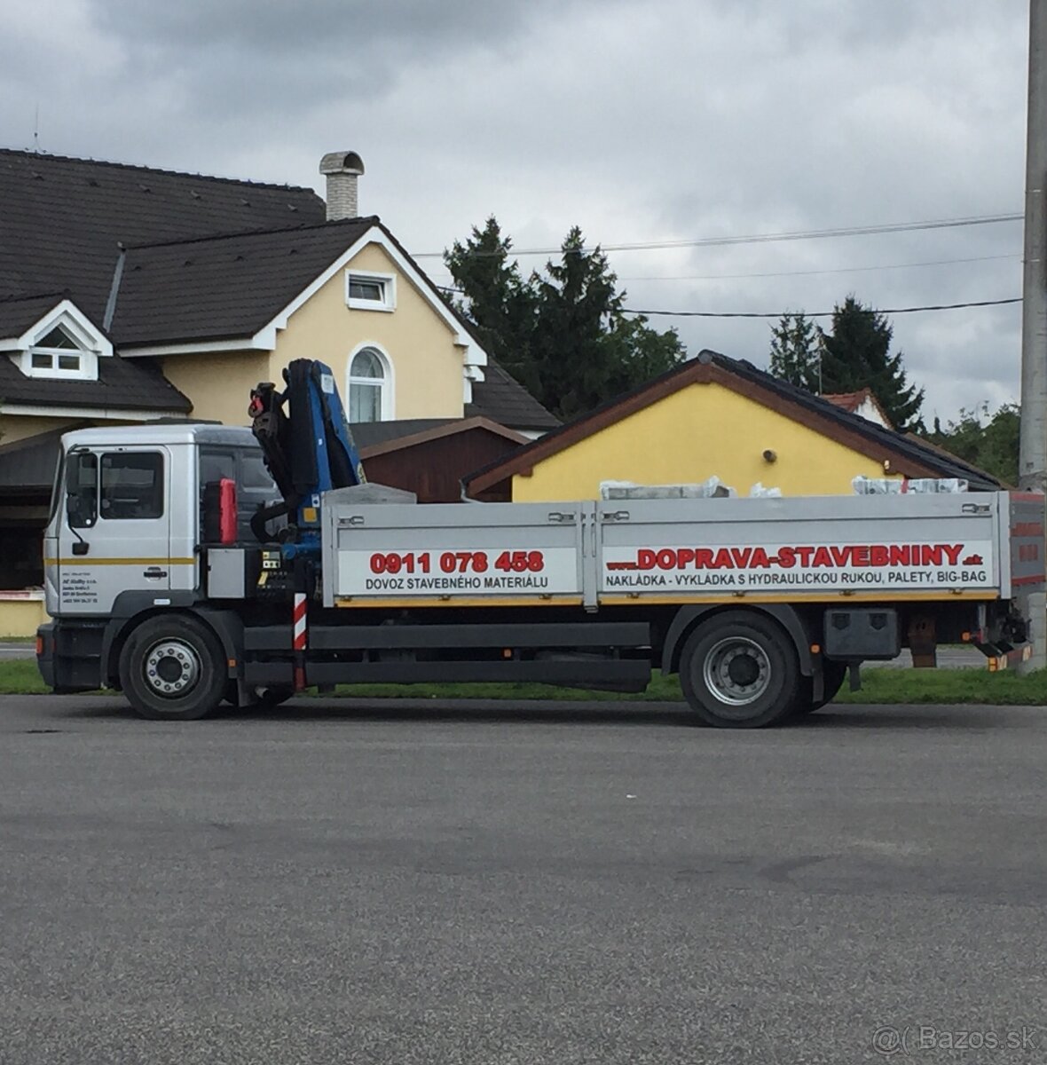 Autodoprava s hydraulickou rukou - 3