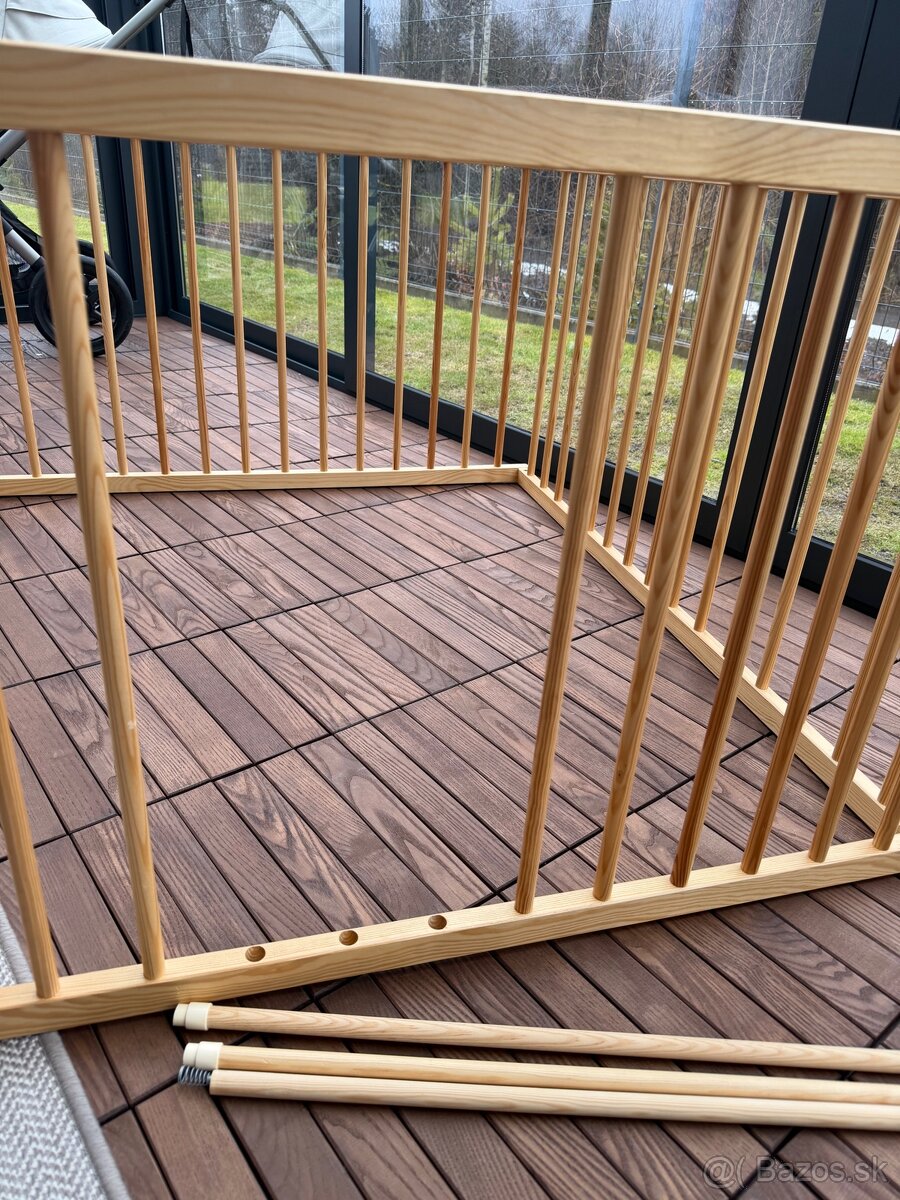 Detská drevená ohrádka 120x120 - 3