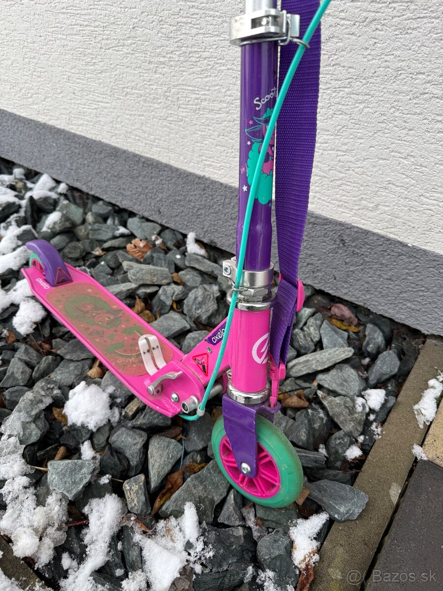 Detská dievčenská kolobežka OXELO - 3