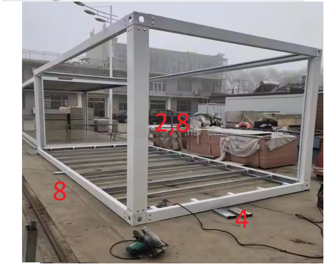 Kontajnerovy ram 8x4x2,8 v demonte - 3