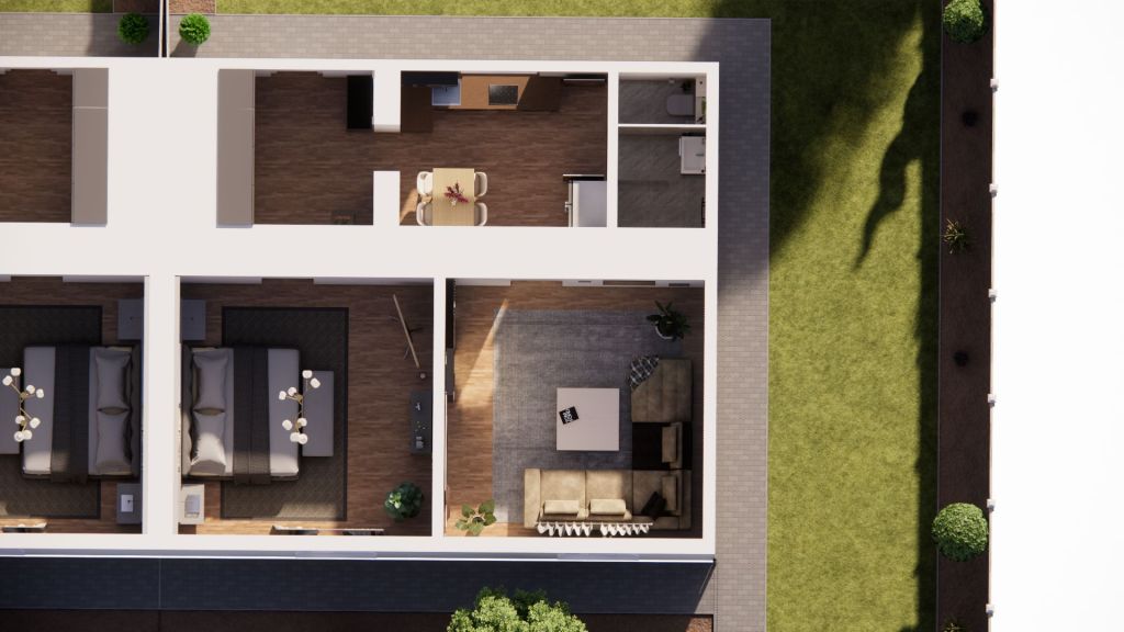 ALL INCLUSIVE | NA PREDAJ 3-IZBOVÝ RD (ČASŤ DVOJDOMU), ZEMIA - Pohľad 3
