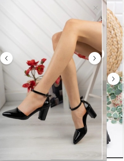 NOVÉ Čierne lakované lodičky - vysoké, veľ. 37 - 3