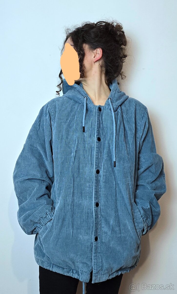 štýlová menčestrová bunda, unisex, M - 3