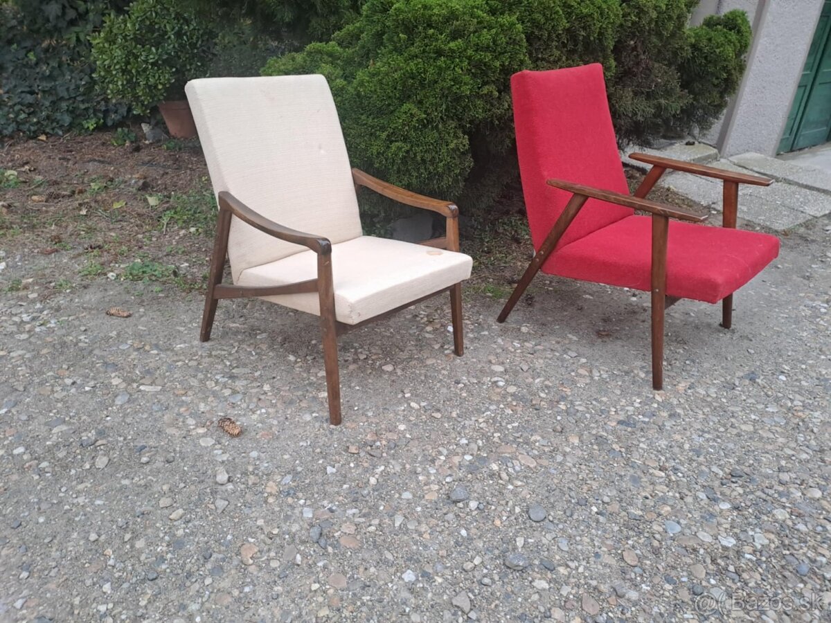 Krásne RETRO kreslo Jiří Jiroutek - 3