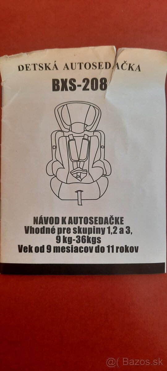 Predam detsku autosedacku. - 3