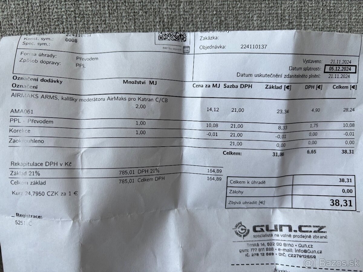 Kalíšky moderátoru AirMarks Katran C/CB - 3