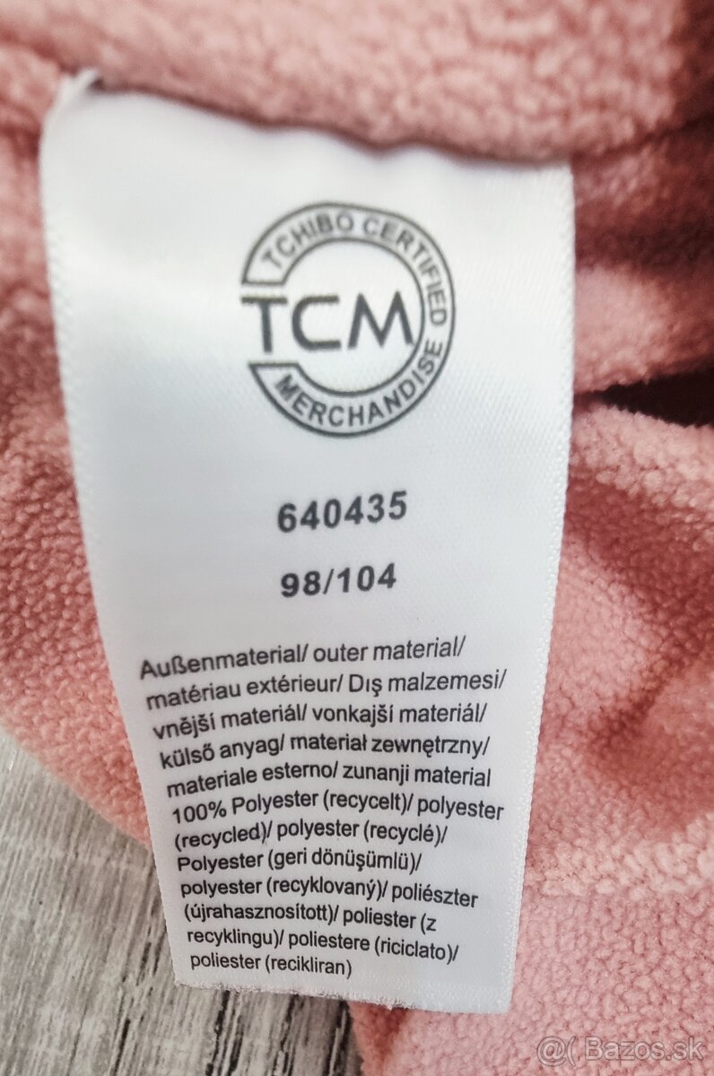 Detské dievčenské oteplovačky Tchibo 98/104 - 3