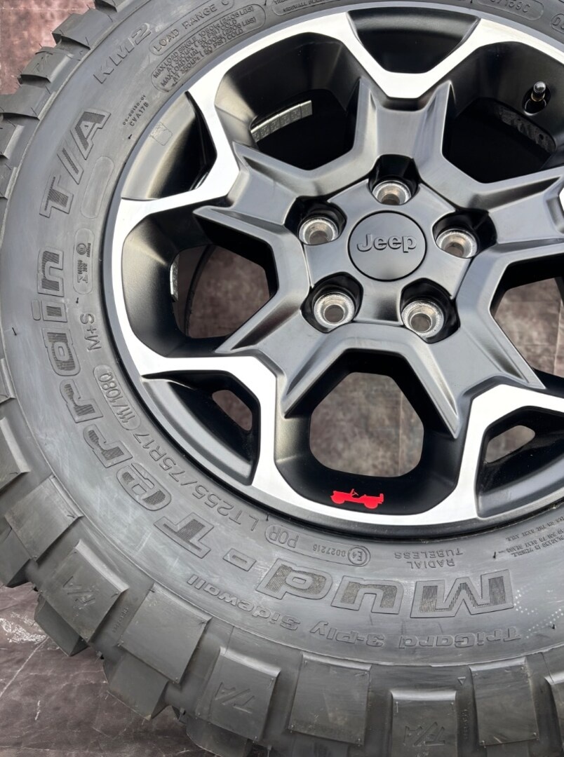 Originální alu kola Jeep 255/75/17 - 3